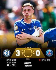 Glory and Riches: Chelsea Beat PSG to Win Club World Cup, Pocket £97m